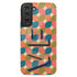 Retro Custom 3D Initials Galaxy Case